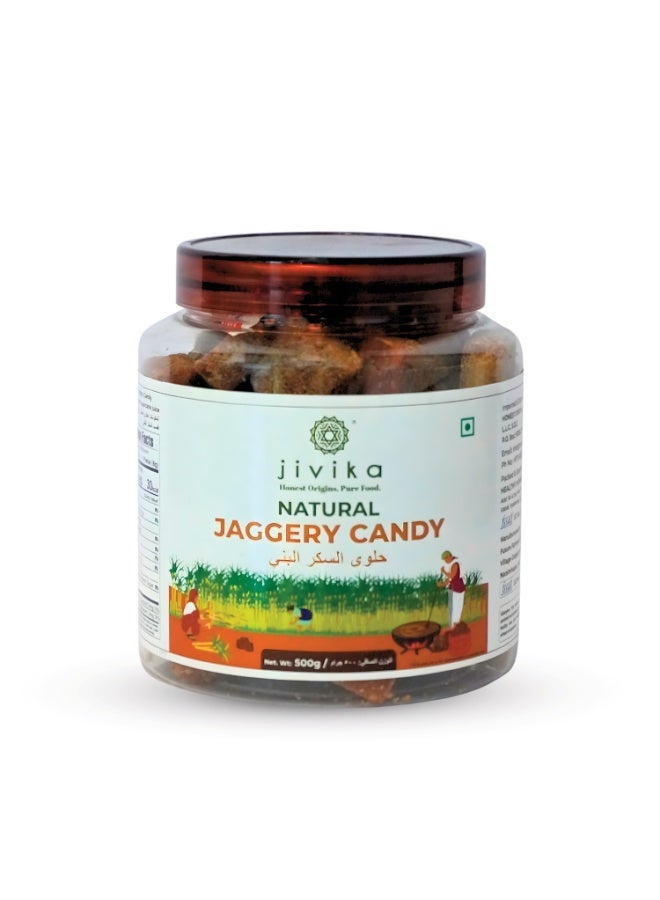 Jivika Natural Jaggery Candy - 500 G - Image 1